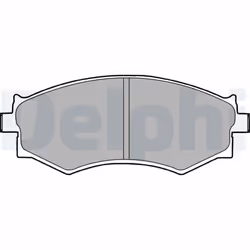 Jeu de plaquettes de frein DELPHI LP1228, avant