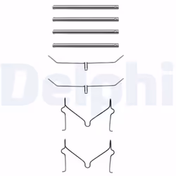 Kit d'accessoires, plaquette de frein DELPHI LX0182