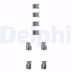 Kit d'accessoires, plaquette de frein DELPHI LX0183