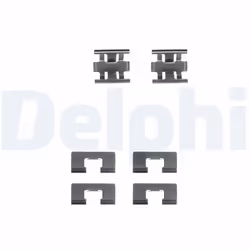 Kit d'accessoires, plaquette de frein DELPHI LX0196
