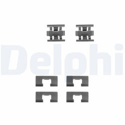 Kit d'accessoires, plaquette de frein DELPHI LX0196