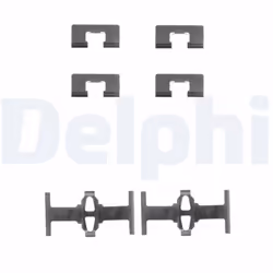 Kit d'accessoires, plaquette de frein DELPHI LX0197