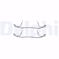 Kit d'accessoires, plaquette de frein DELPHI LX0210