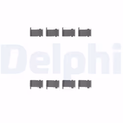 Kit d'accessoires, plaquette de frein DELPHI LX0226