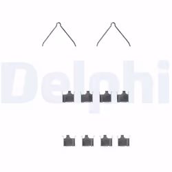 Kit d'accessoires, plaquette de frein DELPHI LX0229