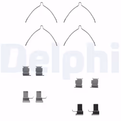Kit d'accessoires, plaquette de frein DELPHI LX0258