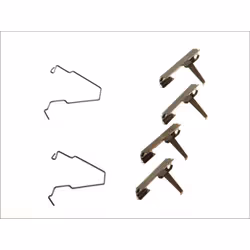 Kit d'accessoires, plaquette de frein DELPHI LX0267