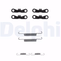 Kit d'accessoires, Mâchoires de frein de stationnement DELPHI LY1201