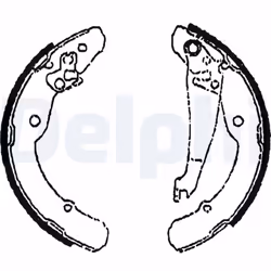 Jeu de mâchoires de frein DELPHI LS1784
