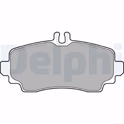 Jeu de plaquettes de frein DELPHI LP1401, avant