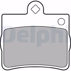 Jeu de plaquettes de frein DELPHI LP1402, arrière