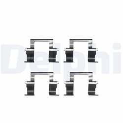 Kit d'accessoires, plaquette de frein DELPHI LX0283