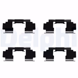 Kit d'accessoires, plaquette de frein DELPHI LX0301