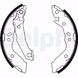 Jeu de mâchoires de frein DELPHI LS1836