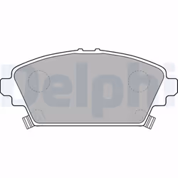 Jeu de plaquettes de frein DELPHI LP1503, avant