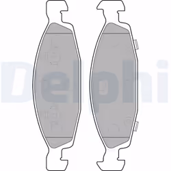Jeu de plaquettes de frein DELPHI LP1557, avant