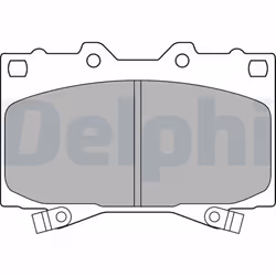 Jeu de plaquettes de frein DELPHI LP1308, avant