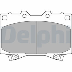 Jeu de plaquettes de frein DELPHI LP1308, avant