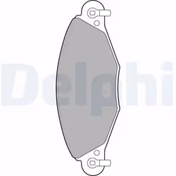 Jeu de plaquettes de frein DELPHI LP1655, avant