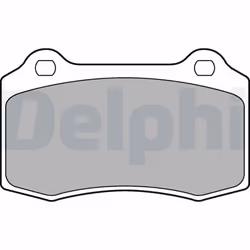 Jeu de plaquettes de frein DELPHI LP1700, avant
