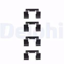 Kit d'accessoires, plaquette de frein DELPHI LX0337