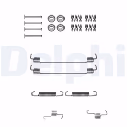 Kit d'accessoires, mâchoires de frein DELPHI LY1303
