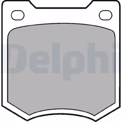 Jeu de plaquettes de frein DELPHI LP0023, avant