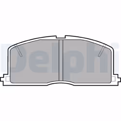 Jeu de plaquettes de frein DELPHI LP460, avant