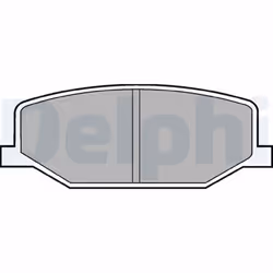 Jeu de plaquettes de frein DELPHI LP527, avant