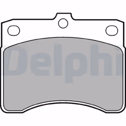Jeu de plaquettes de frein DELPHI LP578, avant