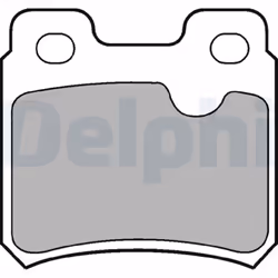 Jeu de plaquettes de frein DELPHI LP0586, arrière