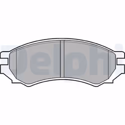 Jeu de plaquettes de frein DELPHI LP670, avant