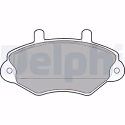 Jeu de plaquettes de frein DELPHI LP0767, avant