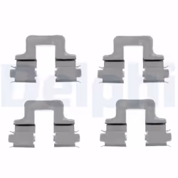 Kit d'accessoires, plaquette de frein DELPHI LX0379