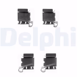 Kit d'accessoires, plaquette de frein DELPHI LX0390