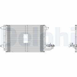 Condenseur, climatisation DELPHI TSP0225482