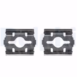 Kit d'accessoires, plaquette de frein DELPHI LX0409