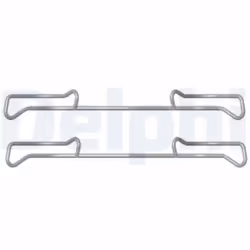 Kit d'accessoires, plaquette de frein DELPHI LX0436