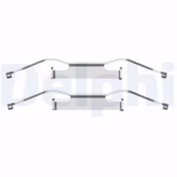 Kit d'accessoires, plaquette de frein DELPHI LX0439