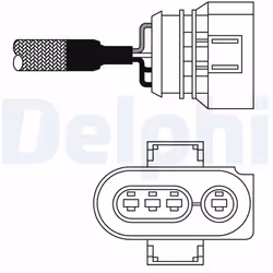 Sonde lambda DELPHI ES10987-12B1