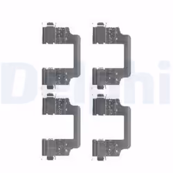 Kit d'accessoires, plaquette de frein DELPHI LX0455