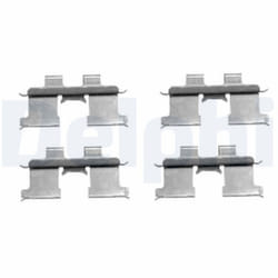 Kit d'accessoires, plaquette de frein DELPHI LX0467