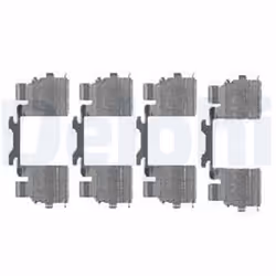 Kit d'accessoires, plaquette de frein DELPHI LX0476
