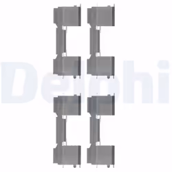 Kit d'accessoires, plaquette de frein DELPHI LX0478