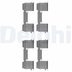 Kit d'accessoires, plaquette de frein DELPHI LX0478