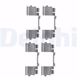 Kit d'accessoires, plaquette de frein DELPHI LX0479