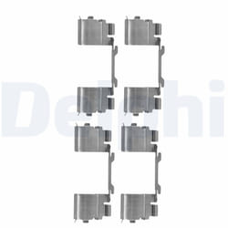 Kit d'accessoires, plaquette de frein DELPHI LX0479