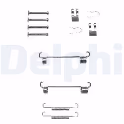Kit d'accessoires, Mâchoires de frein de stationnement DELPHI LY1344