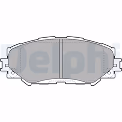 Jeu de plaquettes de frein DELPHI LP2002, avant