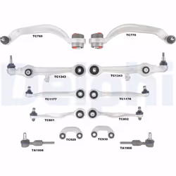 Jeu de bras, suspension de roue DELPHI TC1900KIT